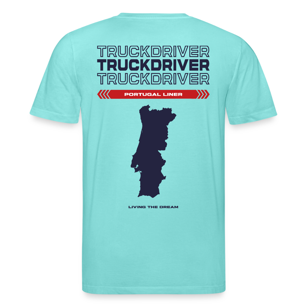 PORTUGAL Liner - T-shirt (more colors) - pool blue