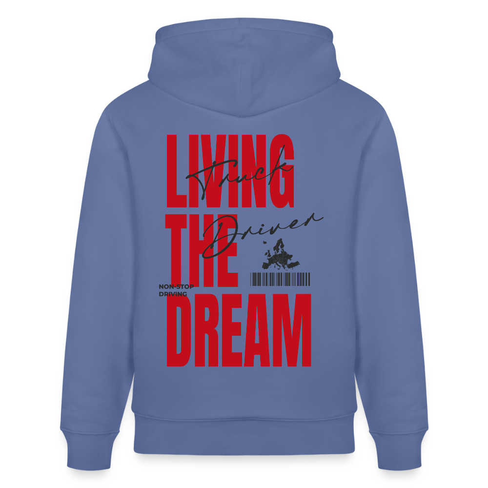 LIVING THE DREAM - Hoodie (more colors) - bright blue