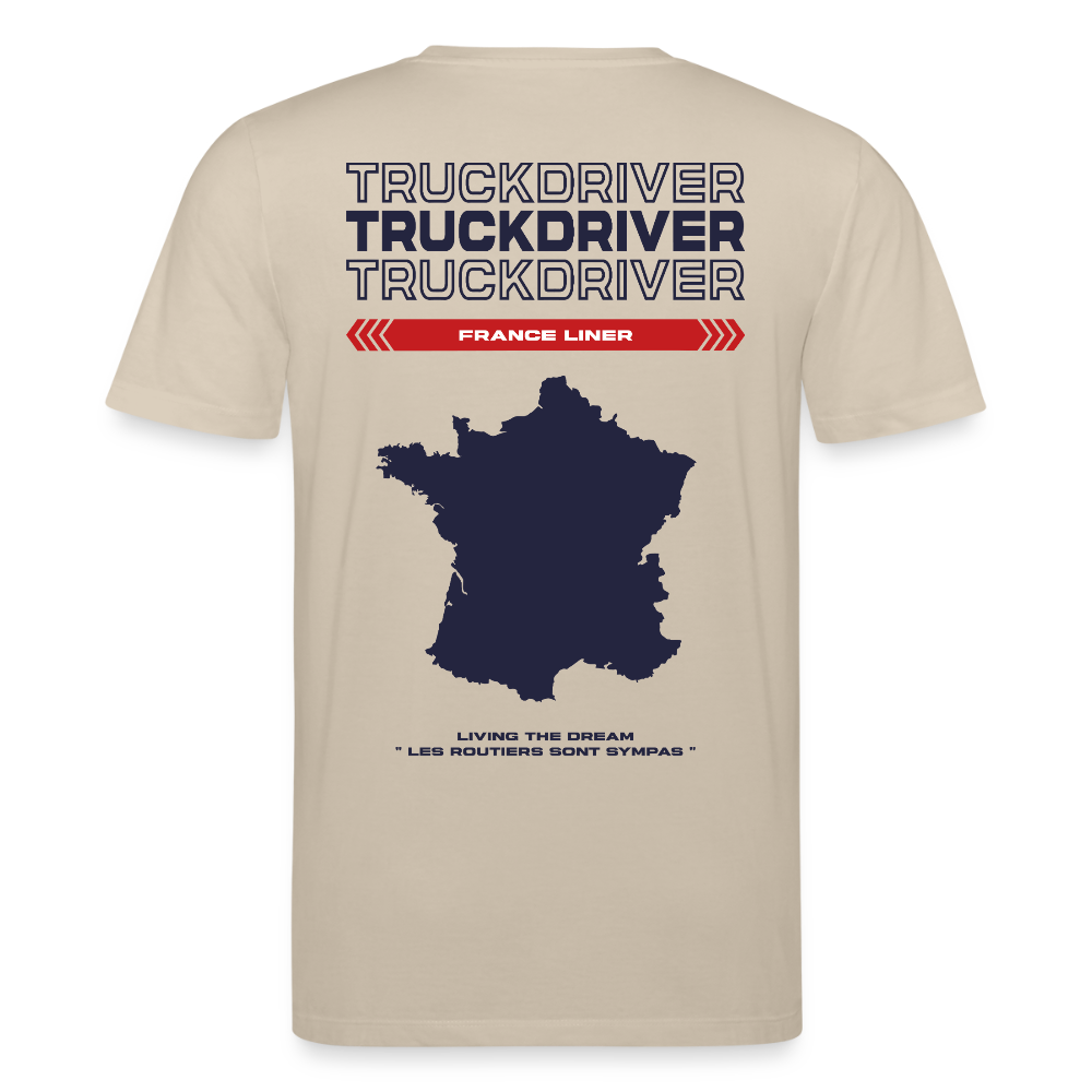 FRANCE Liner - T-shirt (more colors) - beige