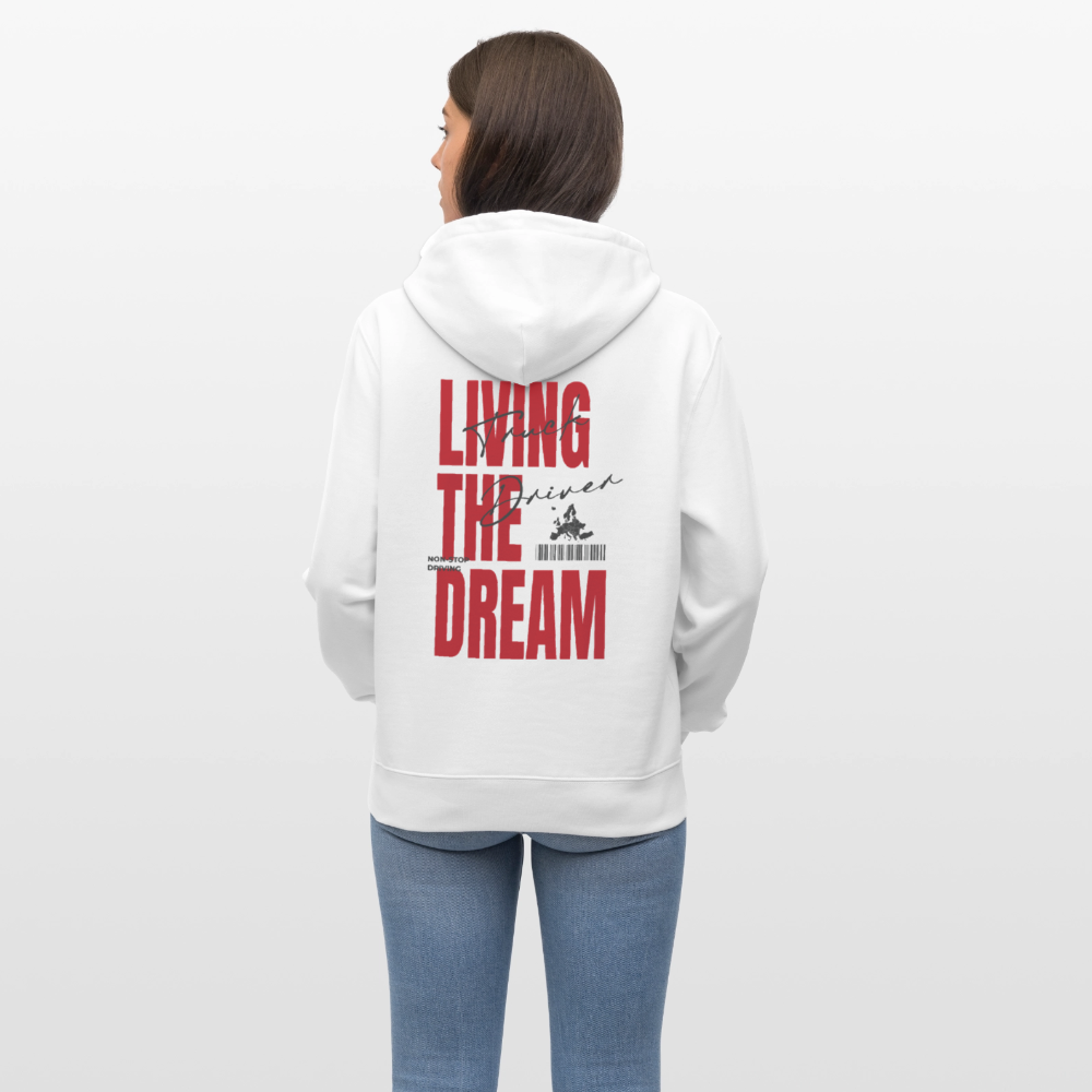 LIVING THE DREAM - Hoodie (more colors) - white