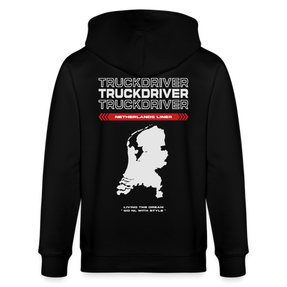 NETHERLANDS Liner - Zipped Hoodie - black