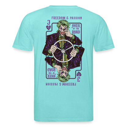 JOKER OF THE ROAD - T-Shirt - pool blue