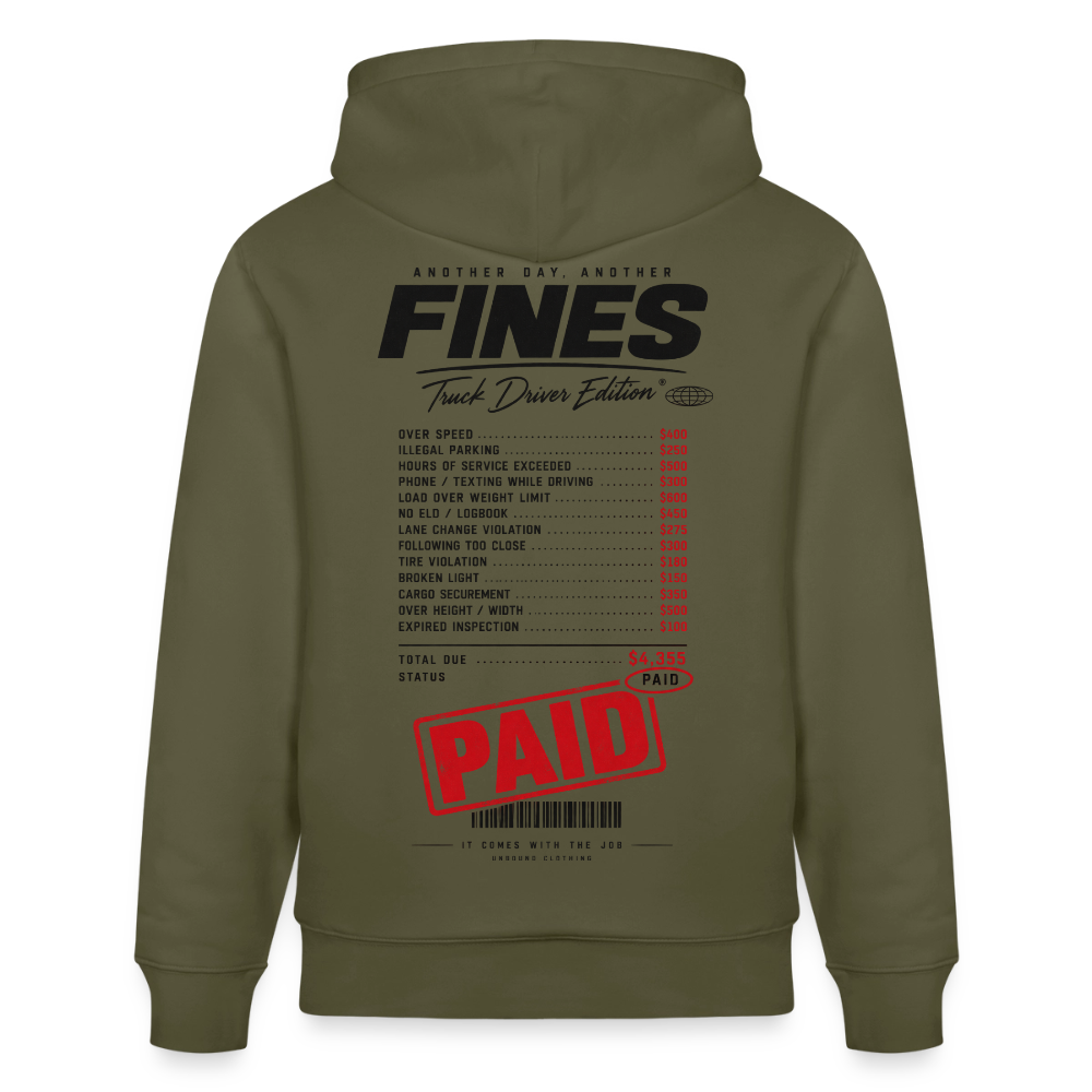 FINES COLLECTOR - Hoodie - khaki green