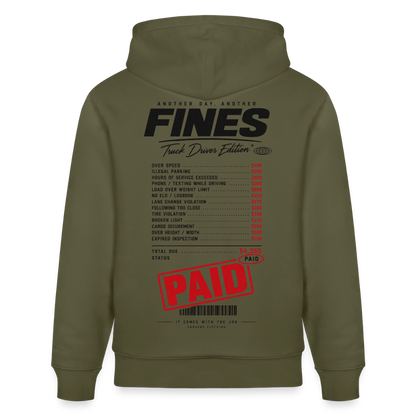 FINES COLLECTOR - Hoodie - khaki green