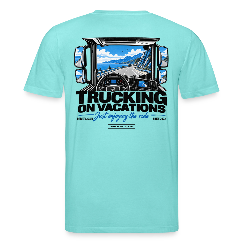 TRUCKING ON VACATIONS - T-shirt - pool blue