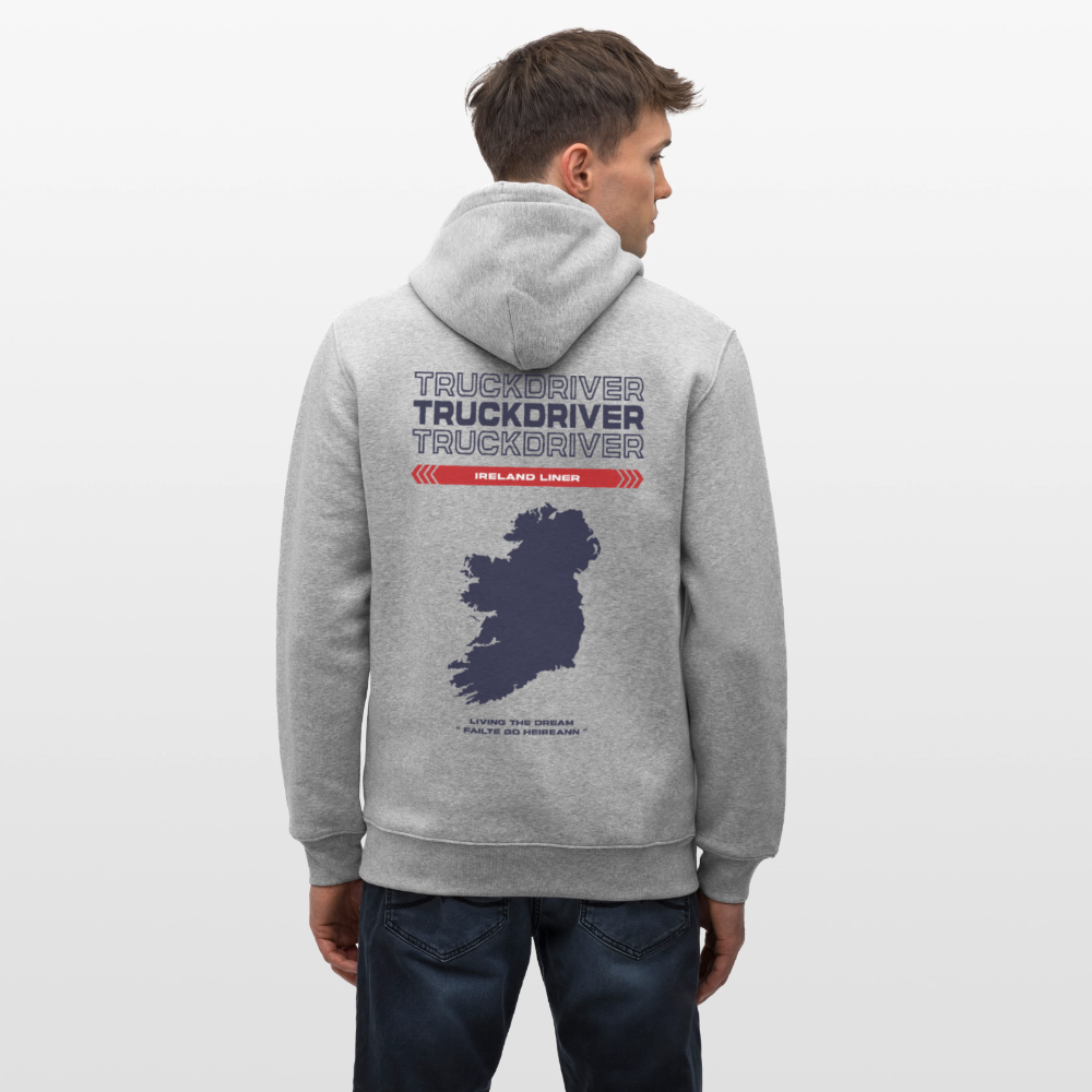 IRELAND Liner - Hoodie (more colors) - heather grey