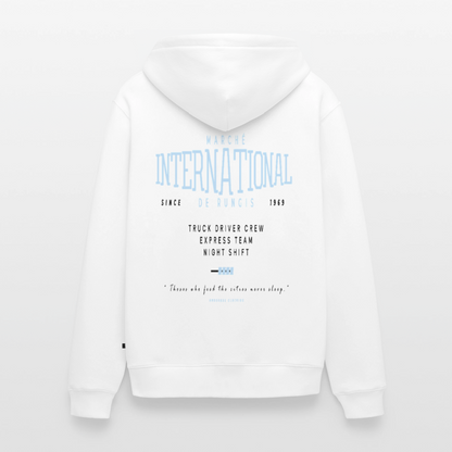 RUNGIS - Zipped Hoodie - white