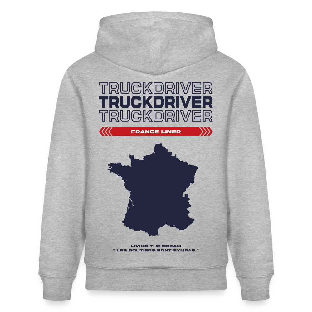 FRANCE Liner - Hoodie (more colors) - heather grey