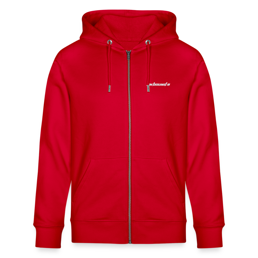BEYOND MONT BLANC - Zipped Hoodie - red