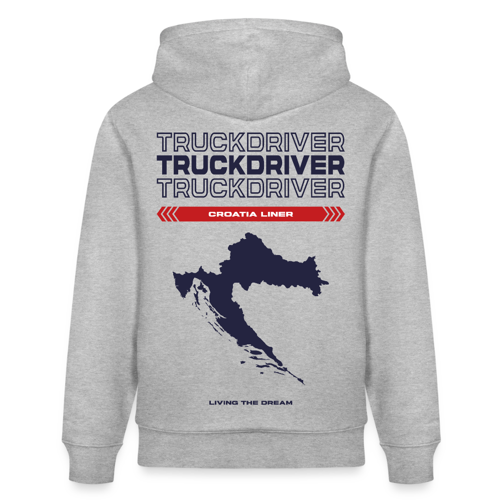CROATIA Liner - Hoodie (more colors) - heather grey