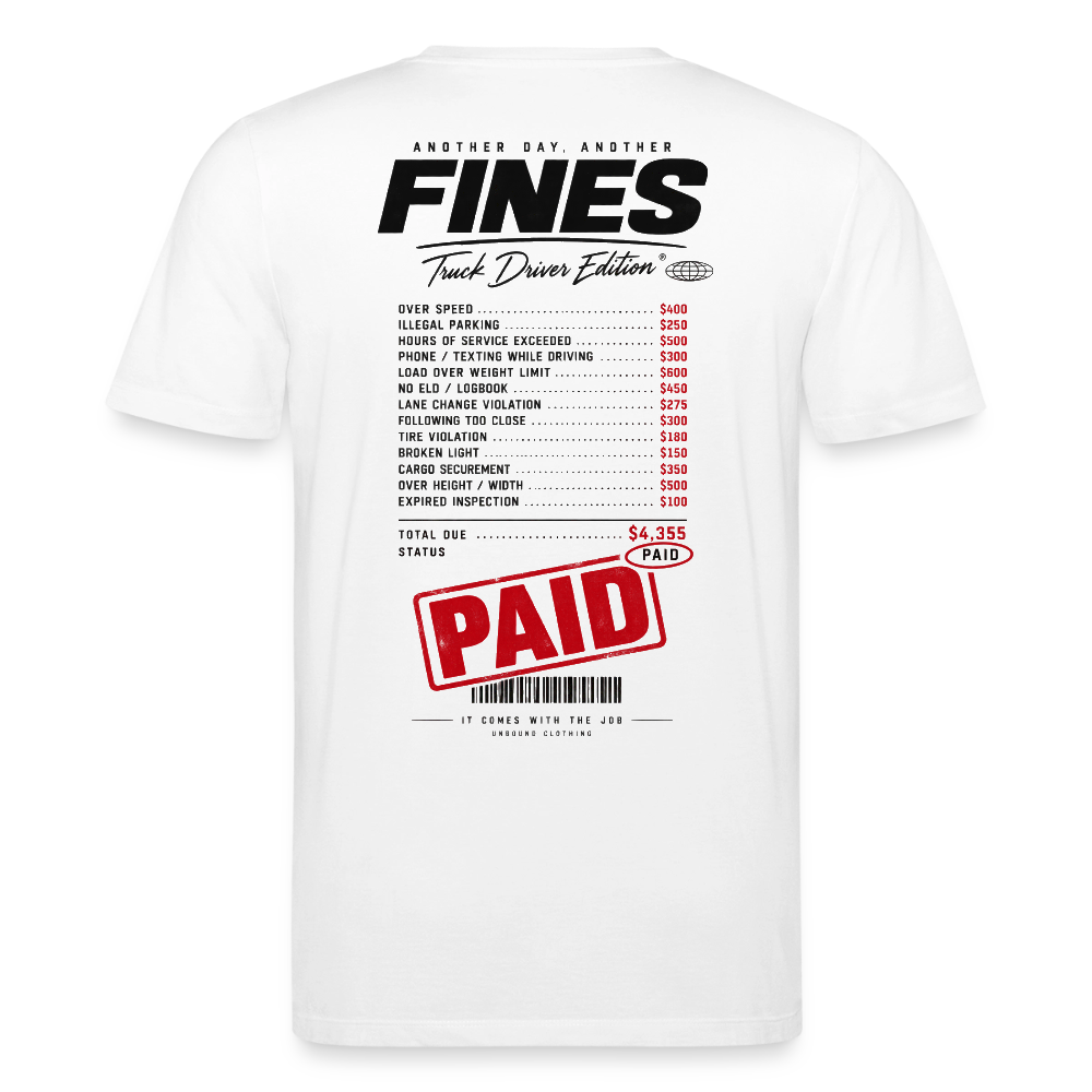FINES COLLECTOR - T-Shirt - white
