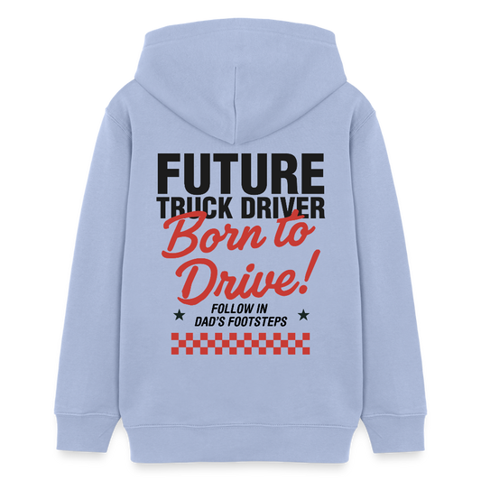 BORN TO DRIVE (DAD) - Teenagers Hoodie - sky