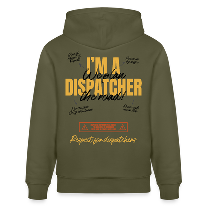 RESPECT DISPATCHER - Hoodie - khaki green