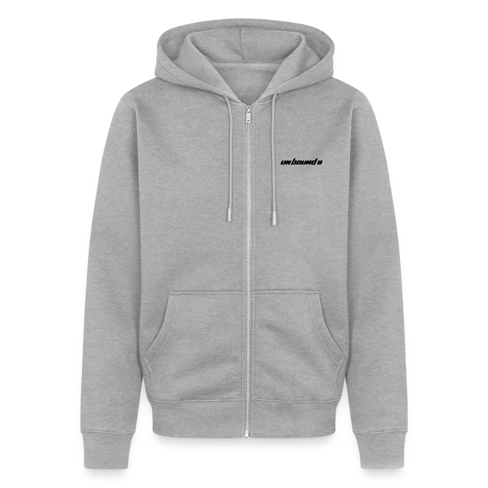 GOING NORTH - Zipped Hoodie - heather grey