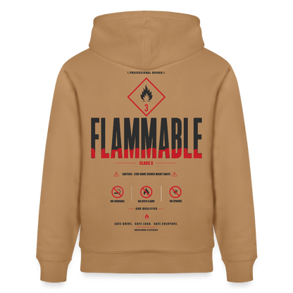 FLAMMABLE ADR V2 - Hoodie - latte