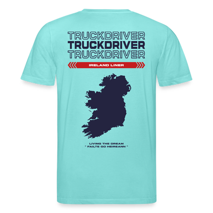 IRELAND Liner - T-shirt (more colors) - pool blue