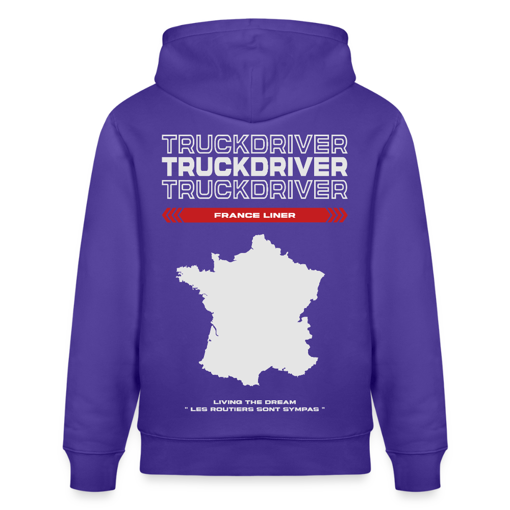 FRANCE Liner - Hoodie - purple love 