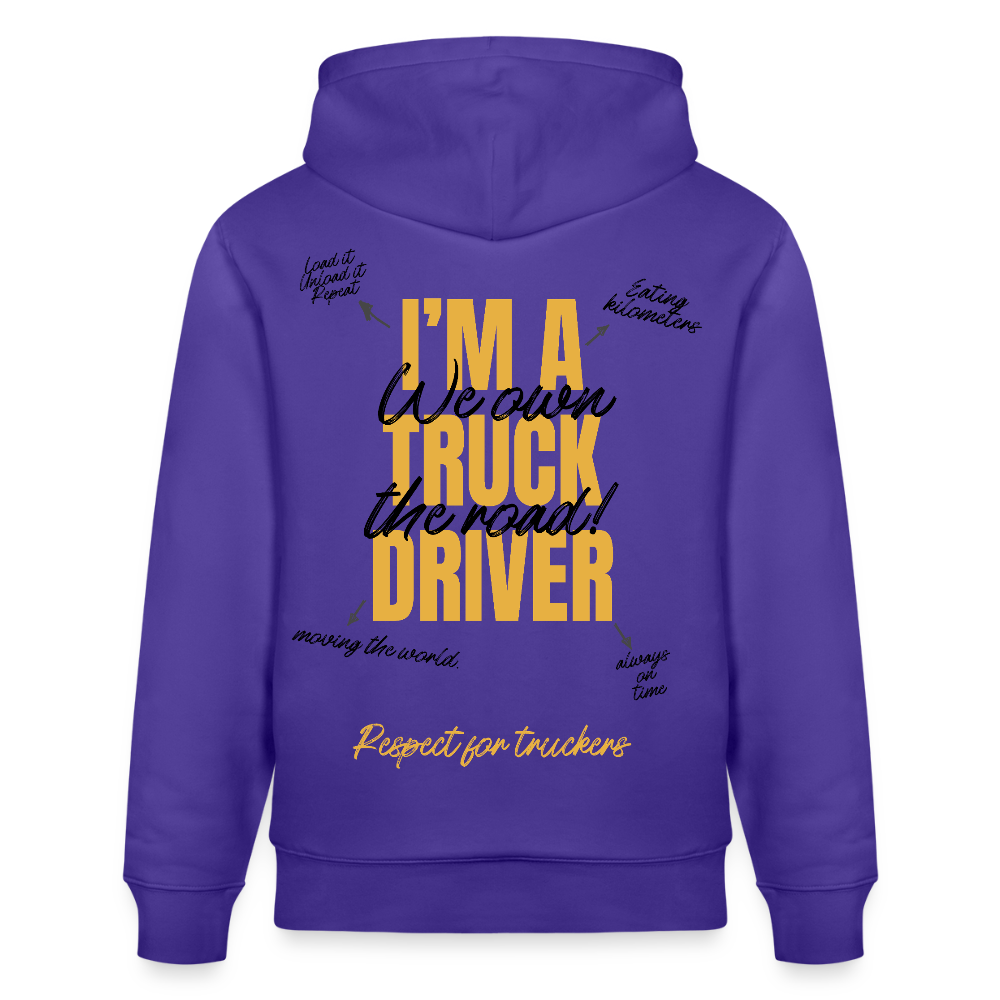 RESPECT TRUCKER - Hoodie - purple love 