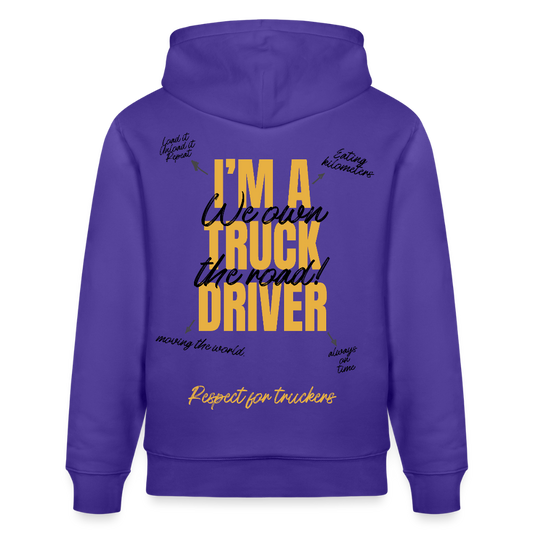 RESPECT TRUCKER - Hoodie - purple love 