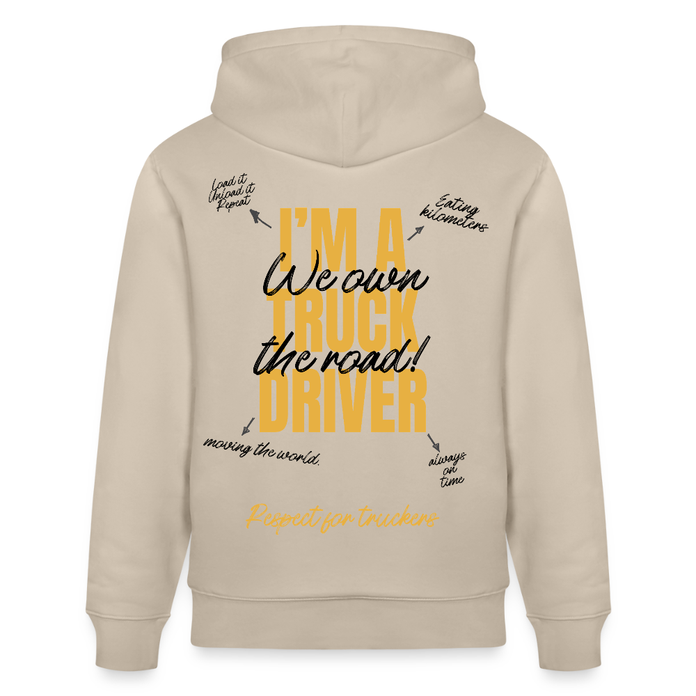 RESPECT TRUCKER - Hoodie - beige