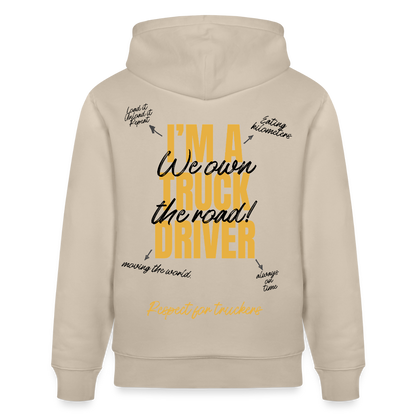 RESPECT TRUCKER - Hoodie - beige