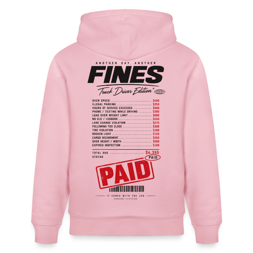 FINES COLLECTOR - Hoodie - cotton pink