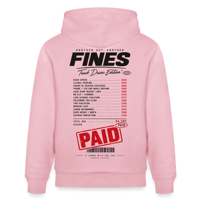 FINES COLLECTOR - Hoodie - cotton pink