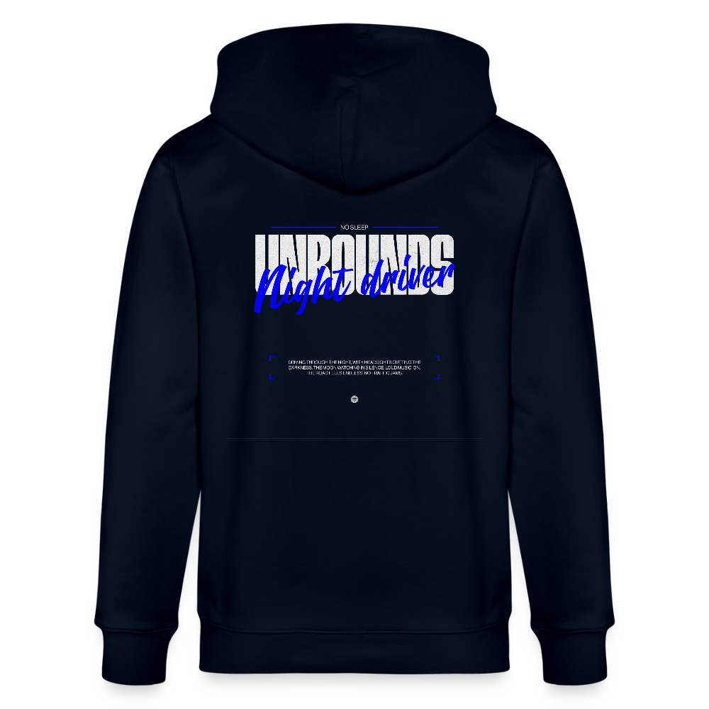 NIGHT DRIVER - Zipped Hoodie - navy
