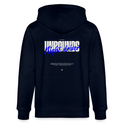 NIGHT DRIVER - Zipped Hoodie - navy