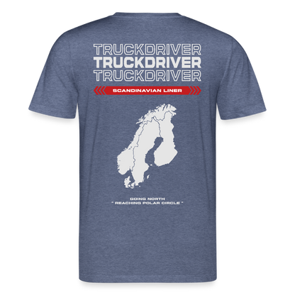 SCANDINAVIAN Liner - T-shirt - dark heather blue