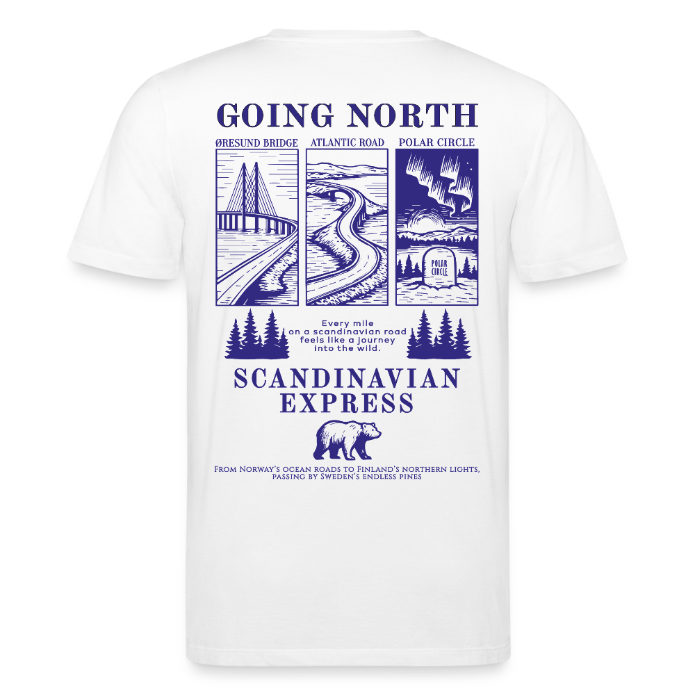 GOING NORTH Liner - T-shirt - white