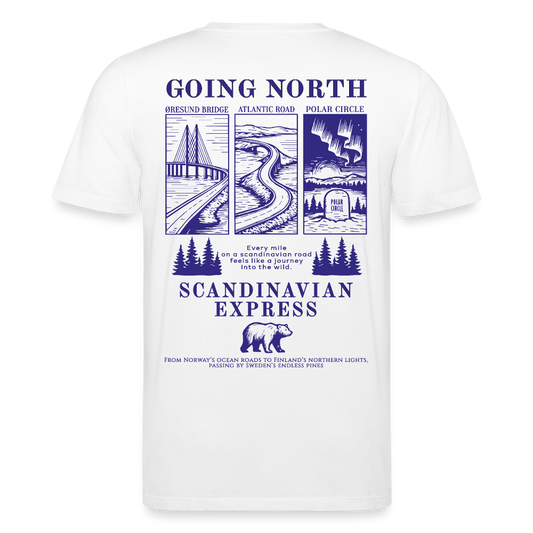 GOING NORTH Liner - T-shirt - white