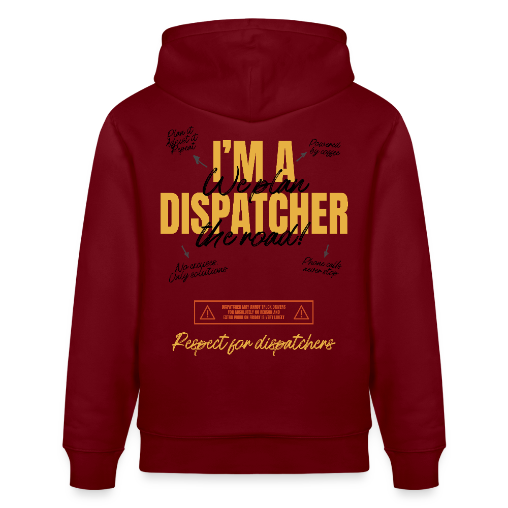 RESPECT DISPATCHER - Hoodie - burgundy