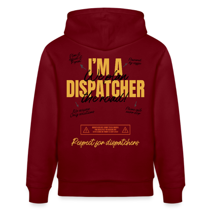 RESPECT DISPATCHER - Hoodie - burgundy