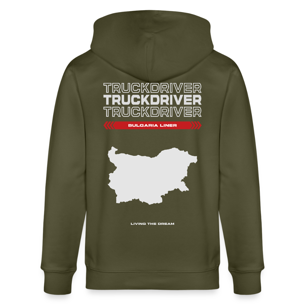 BULGARIA Liner - Zipped Hoodie - khaki