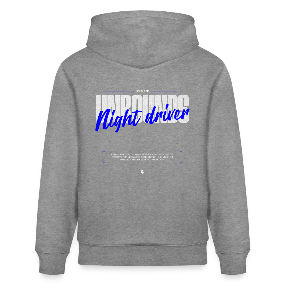 NIGHT DRIVER - Hoodie - slub heather grey