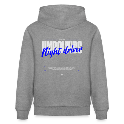 NIGHT DRIVER - Hoodie - slub heather grey