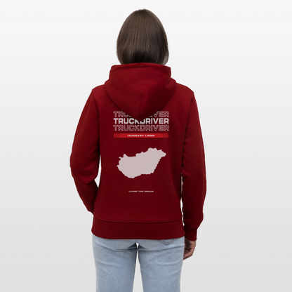 HUNGARY Liner - Zipped Hoodie - burgundy