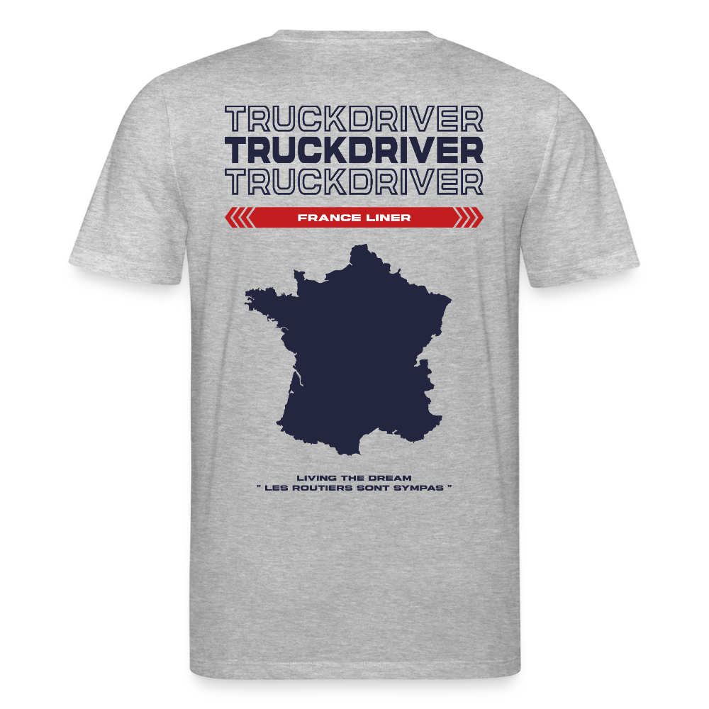FRANCE Liner - T-shirt (more colors) - heather grey