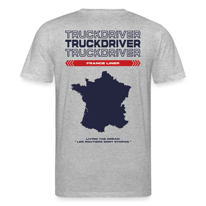 FRANCE Liner - T-shirt (more colors) - heather grey