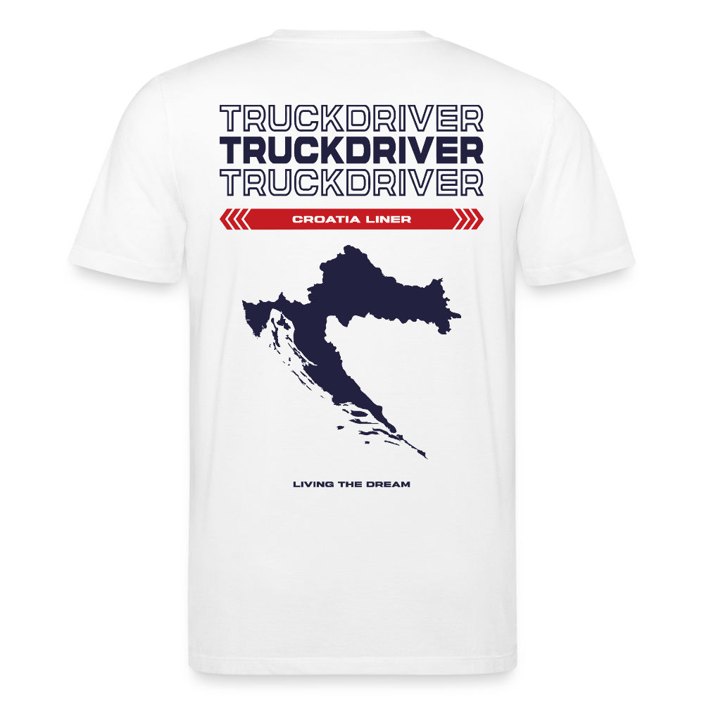 CROATIA Liner - T-shirt (more colors) - white