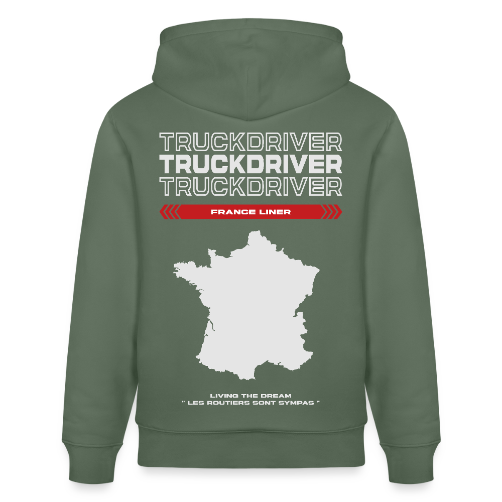 FRANCE Liner - Hoodie - cypress green