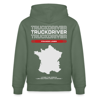 FRANCE Liner - Hoodie - cypress green