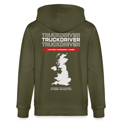 UK Liner - Zipped Hoodie - khaki