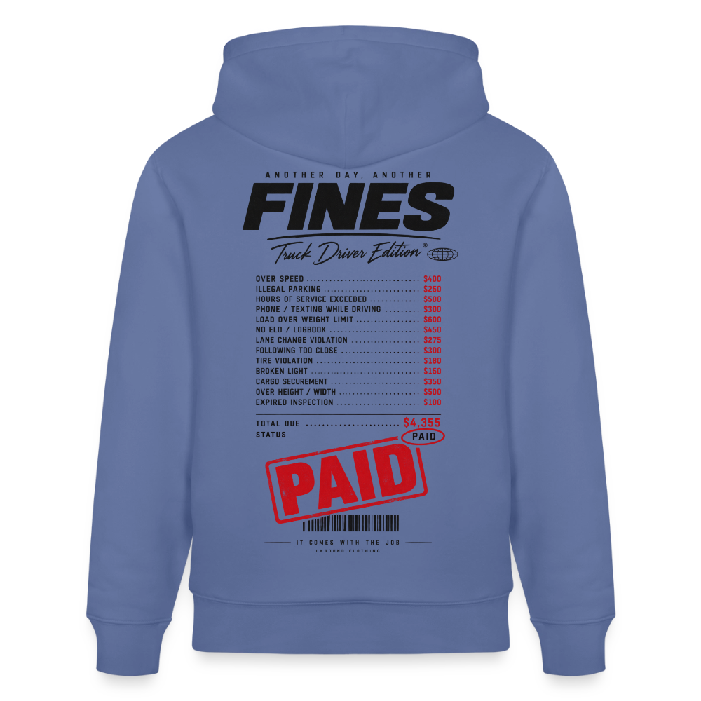 FINES COLLECTOR - Hoodie - bright blue