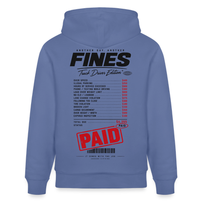 FINES COLLECTOR - Hoodie - bright blue