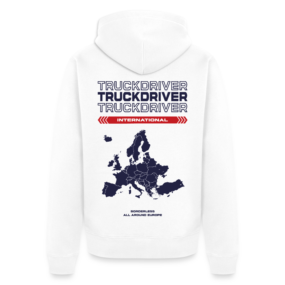 INTERNATIONAL Liner - Zipped Hoodie (White) - white