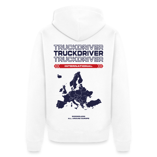 INTERNATIONAL Liner - Zipped Hoodie (White) - white