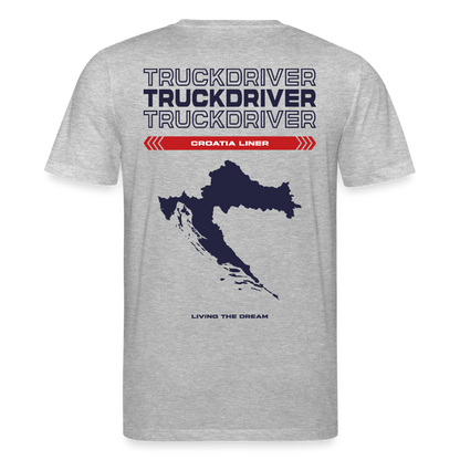 CROATIA Liner - T-shirt (more colors) - heather grey