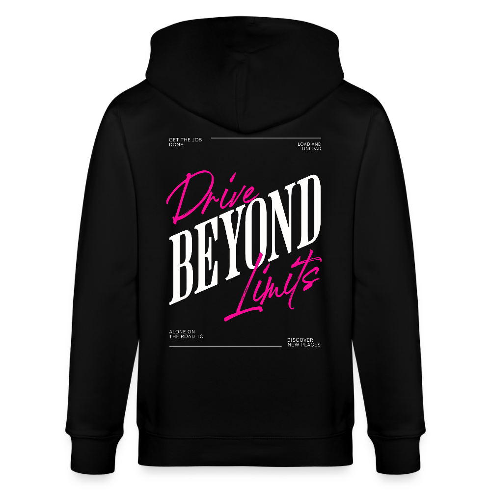 BEYOND LIMITS - Zipped Hoodie - black